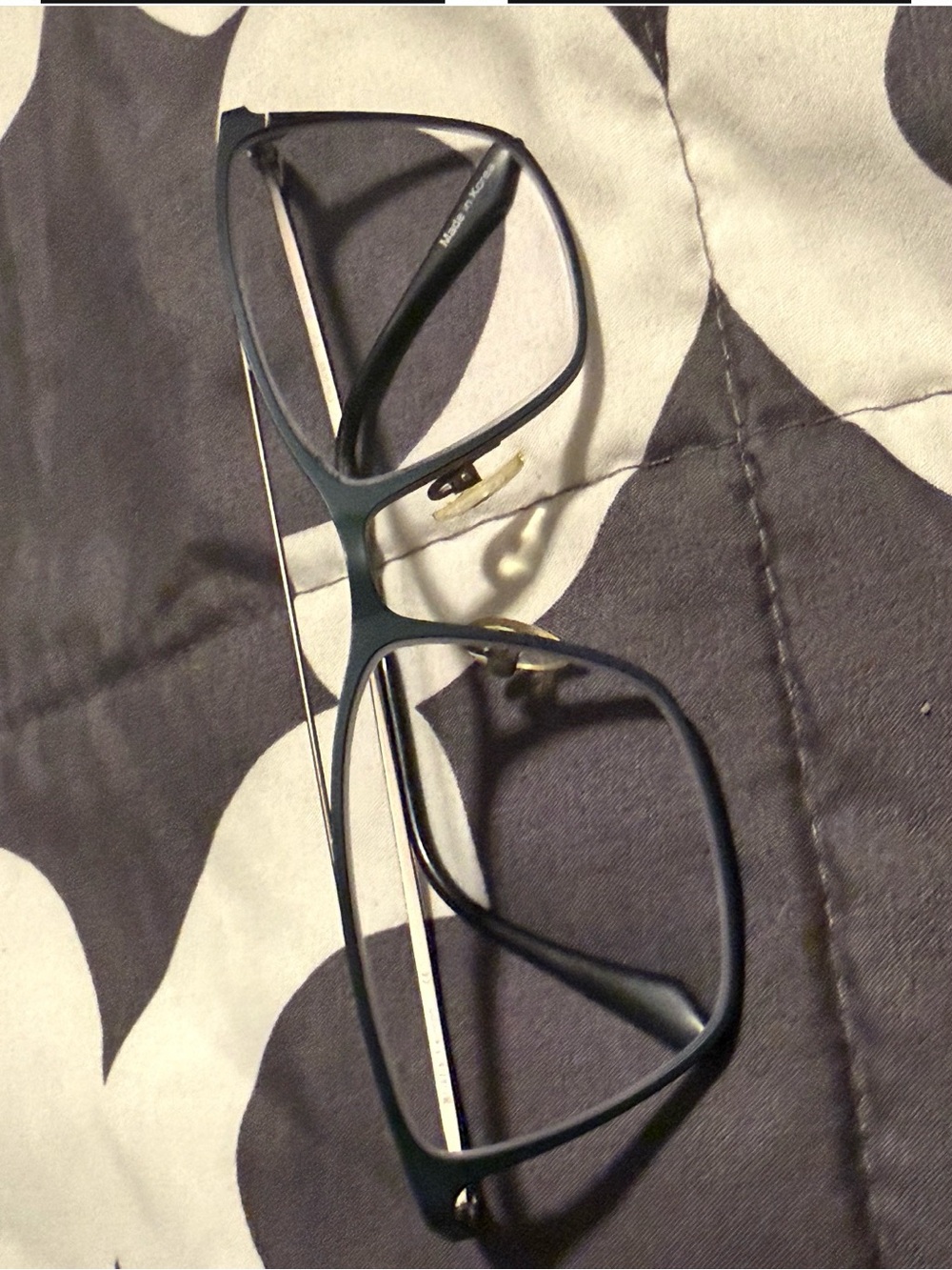 Women's Matte Dark Teal Full-Rim Eyeglass Frames